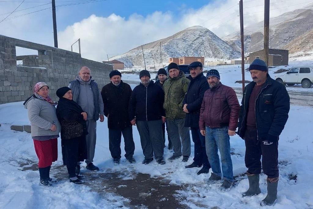 В Курахском районе решили проблему низкого давления газа в домах жителей