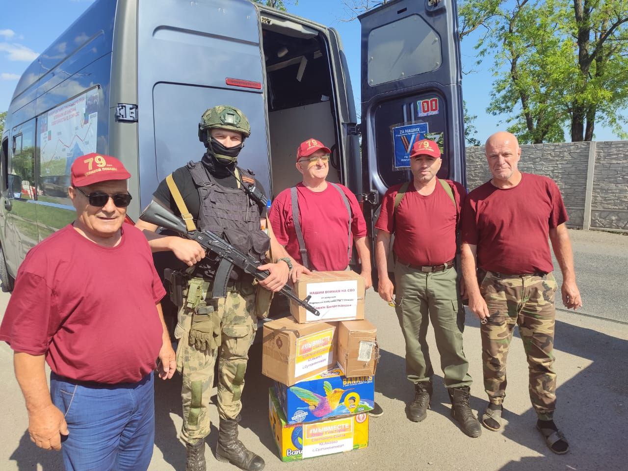 Ветераны-десантники из Кизилюртовского района доставили гуманитарную помощь в зону СВО