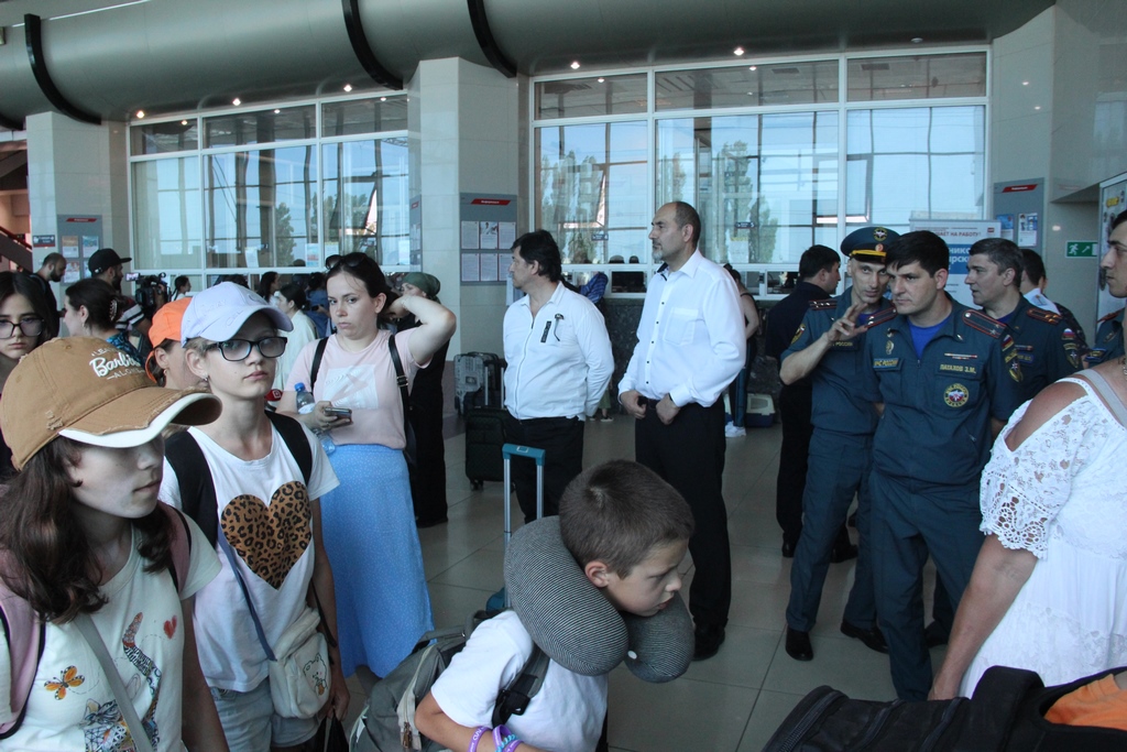 200 детей из Белгородской области,  отдыхавшие в Дагестане, поехали домой