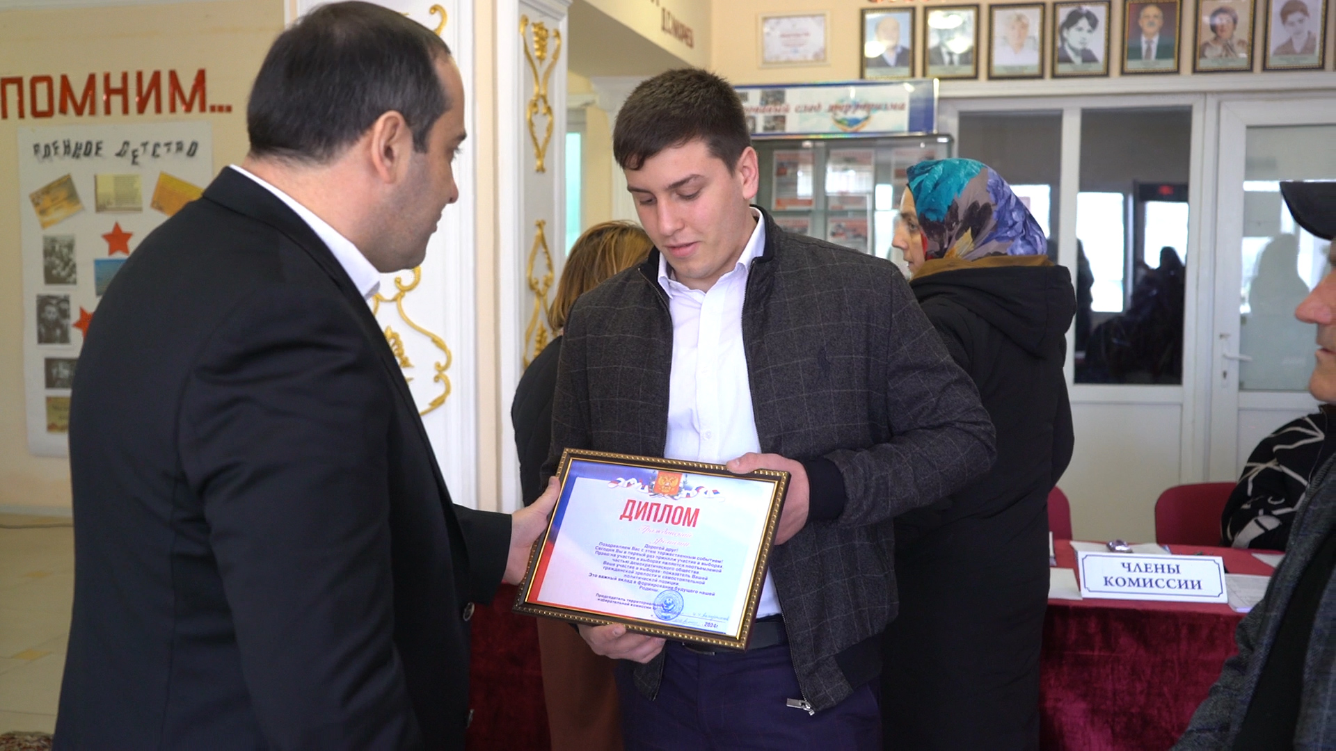 Житель села Новокаякент впервые принял участие в выборах Президента РФ