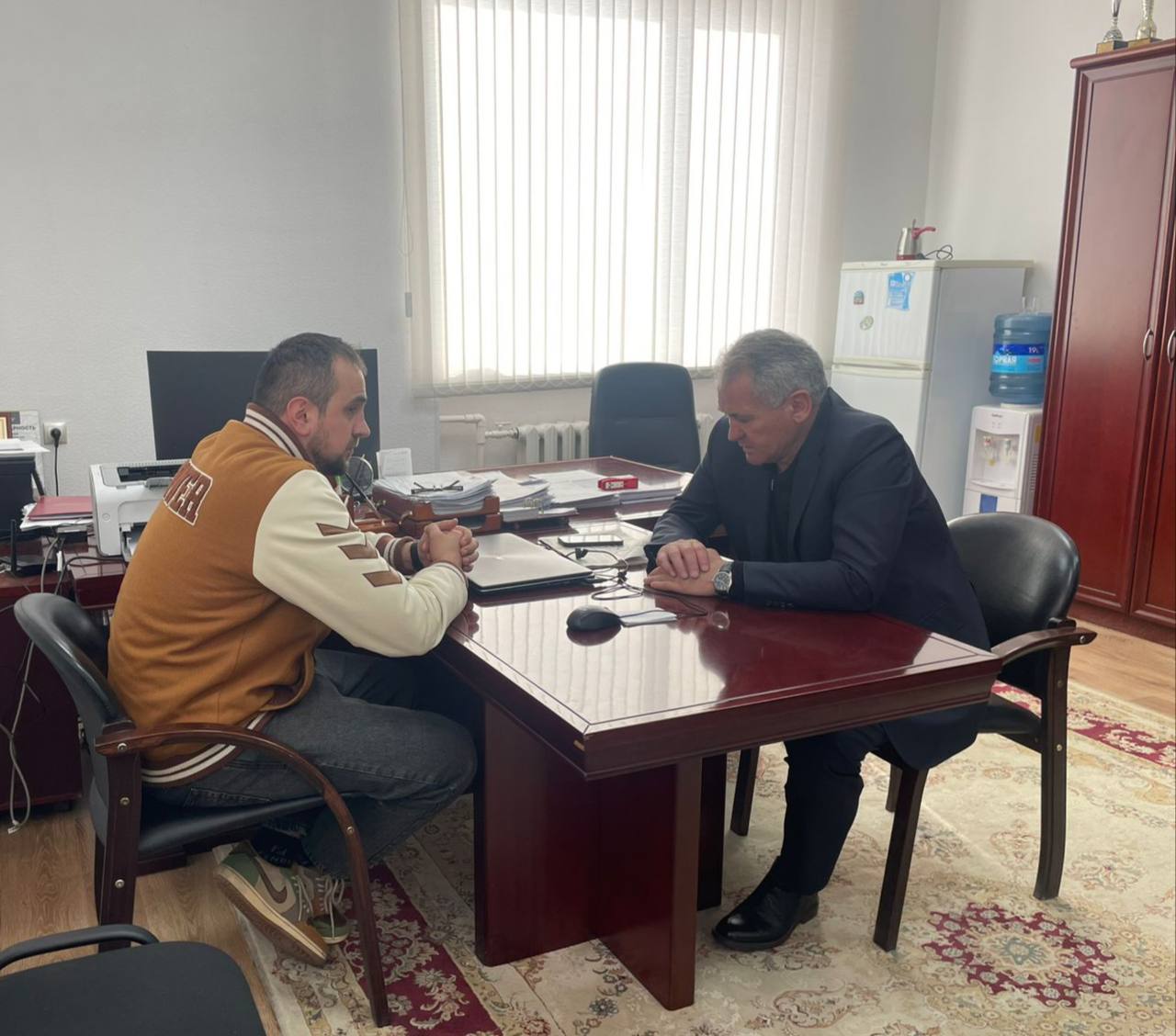 Глава Левашинского района встретился с участником СВО