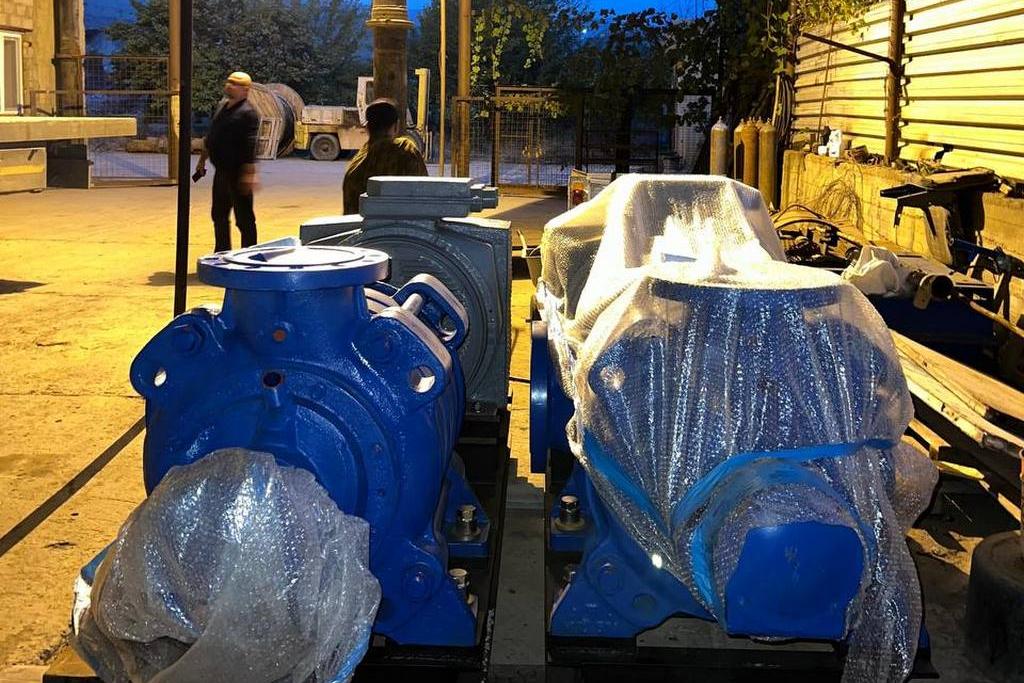 В Дагестане завезены новые насосы на реконструируемую станцию «Чиркейская»