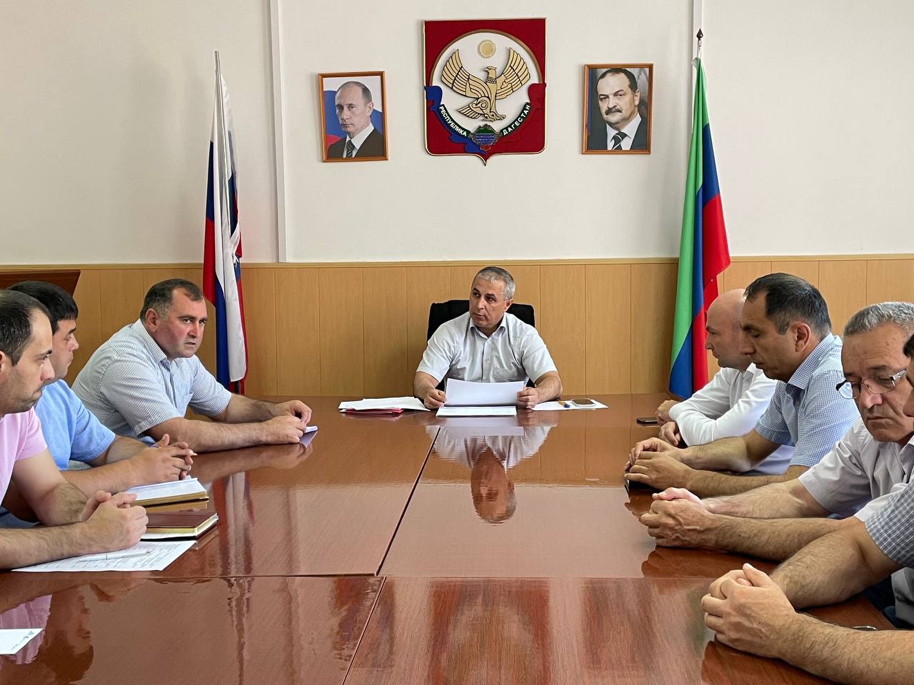 Врио министра МЧС Дагестана Надим Велиханов посетил Хивский район