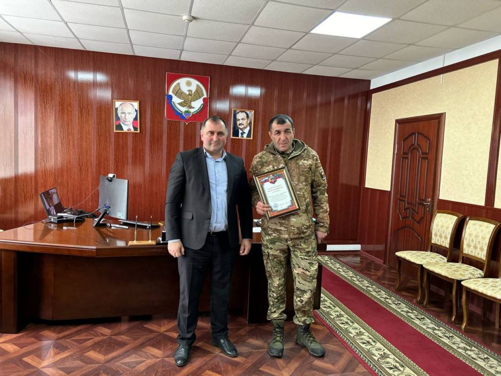 Благодарностью главы Хивского района награжден участник СВО