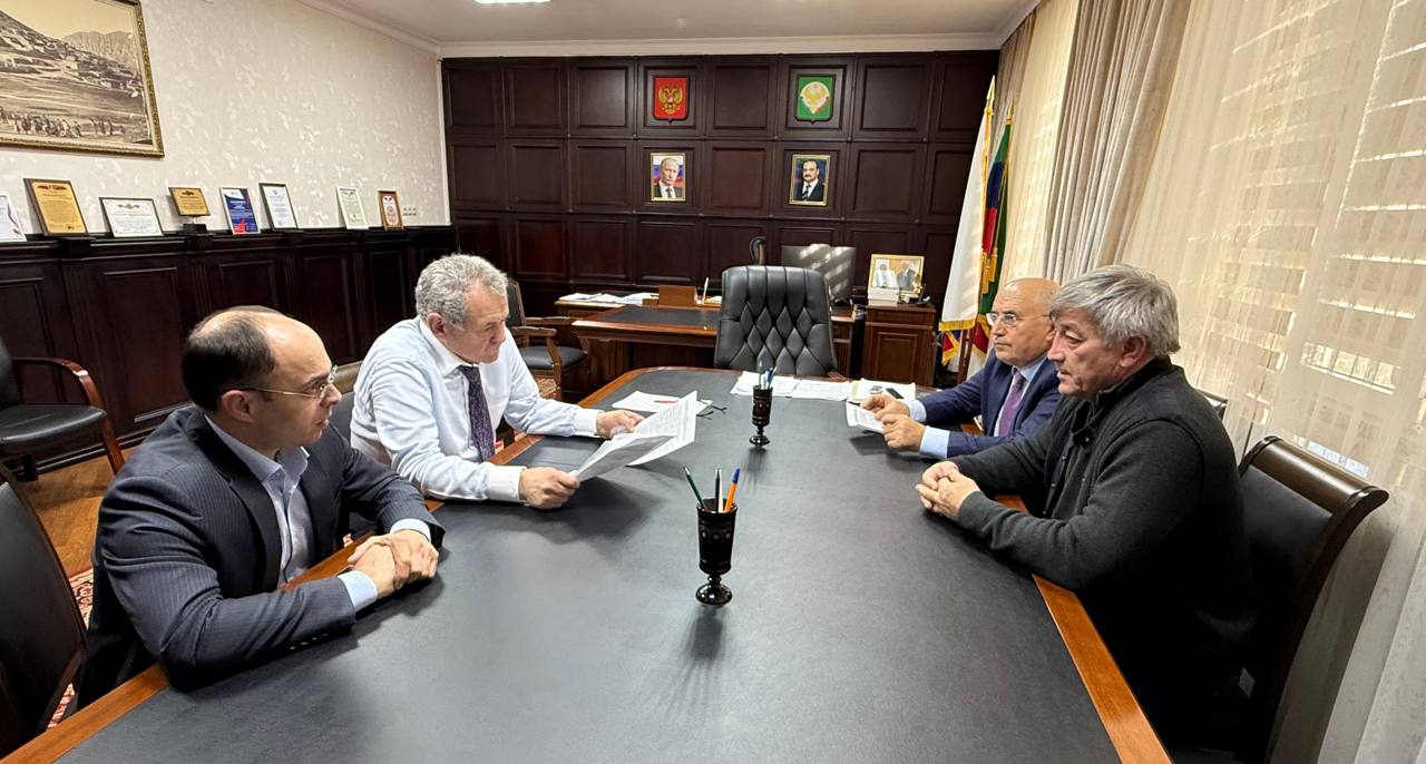 В Левашинском районе прошла рабочая встреча с руководством Минсельхозпрода Дагестана