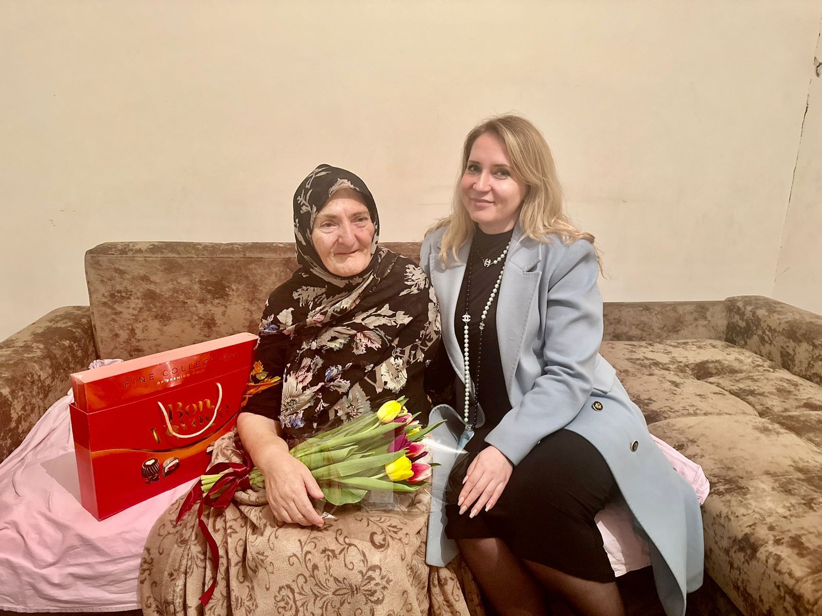 Мать погибшего в зоне специальной военной операции бойца посетили в Хасавюрте