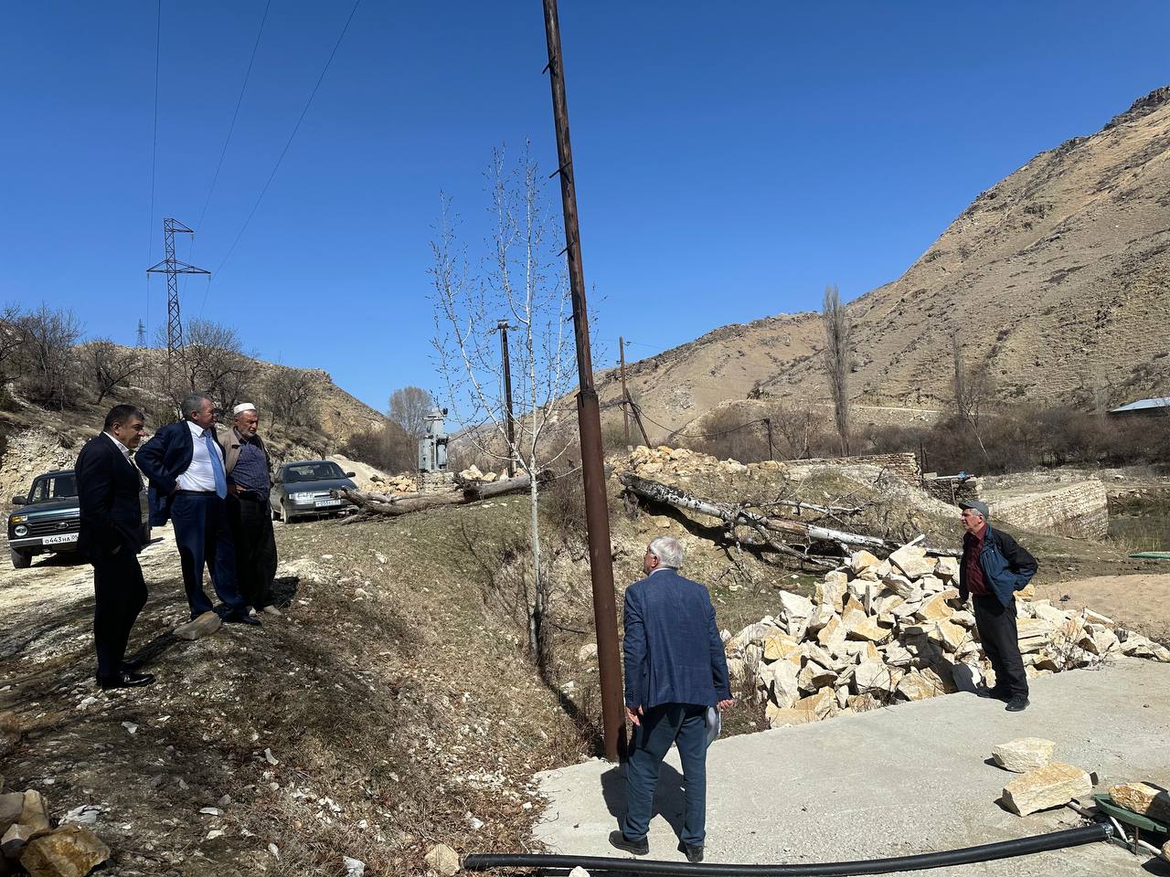 Глава Левашинского района с рабочим визитом посетил ряд объектов села Цудахар