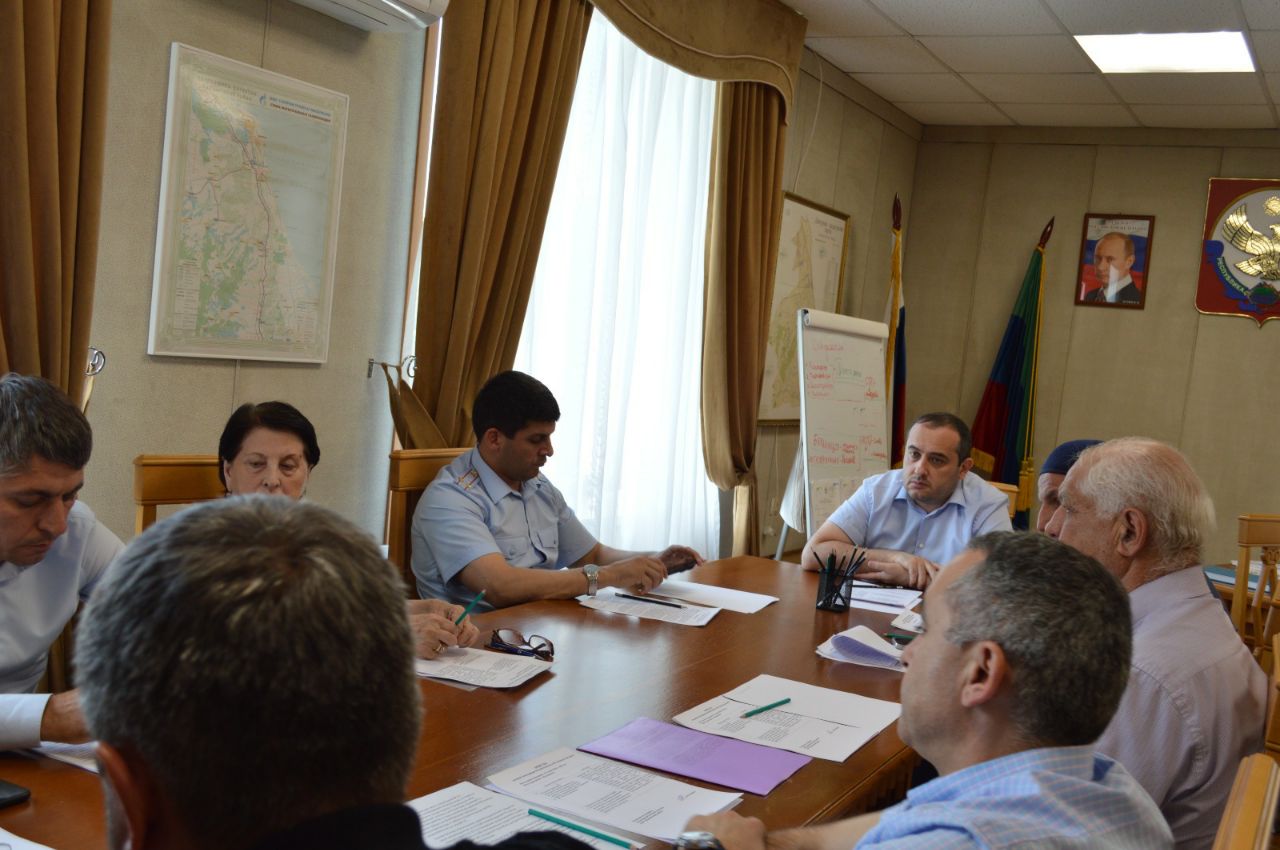 В Каякентском районе состоялось заседание антитеррористической комиссии