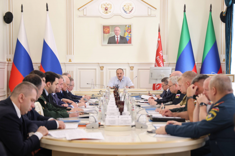 Глава Дагестана Сeргей Меликов провел заседание Совета Безопасности