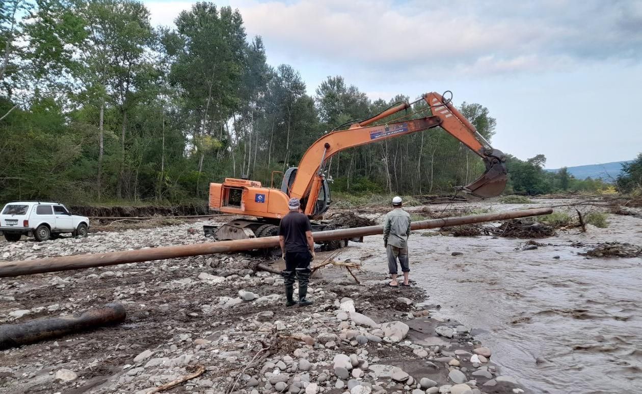 Восстановлена система водоснабжения в Касумкенте