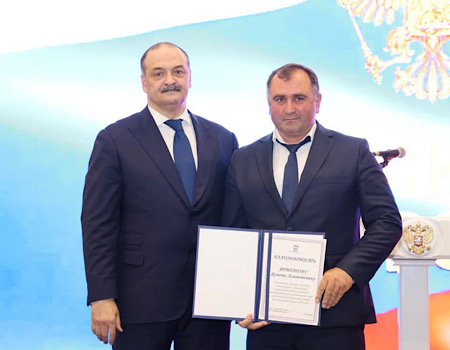 Глава Хивского района отмечен благодарностью руководства республики