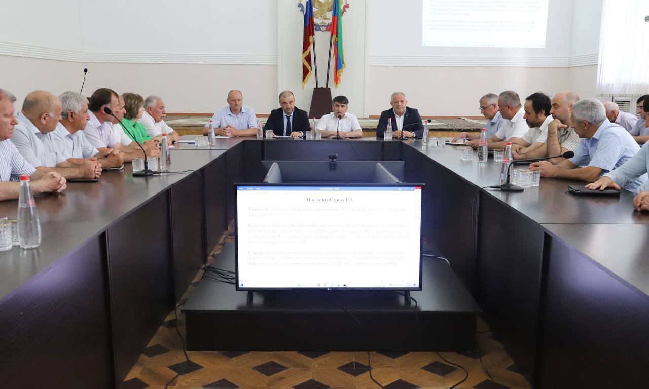 В Табасаранском районе обсудили Послание Главы Дагестана