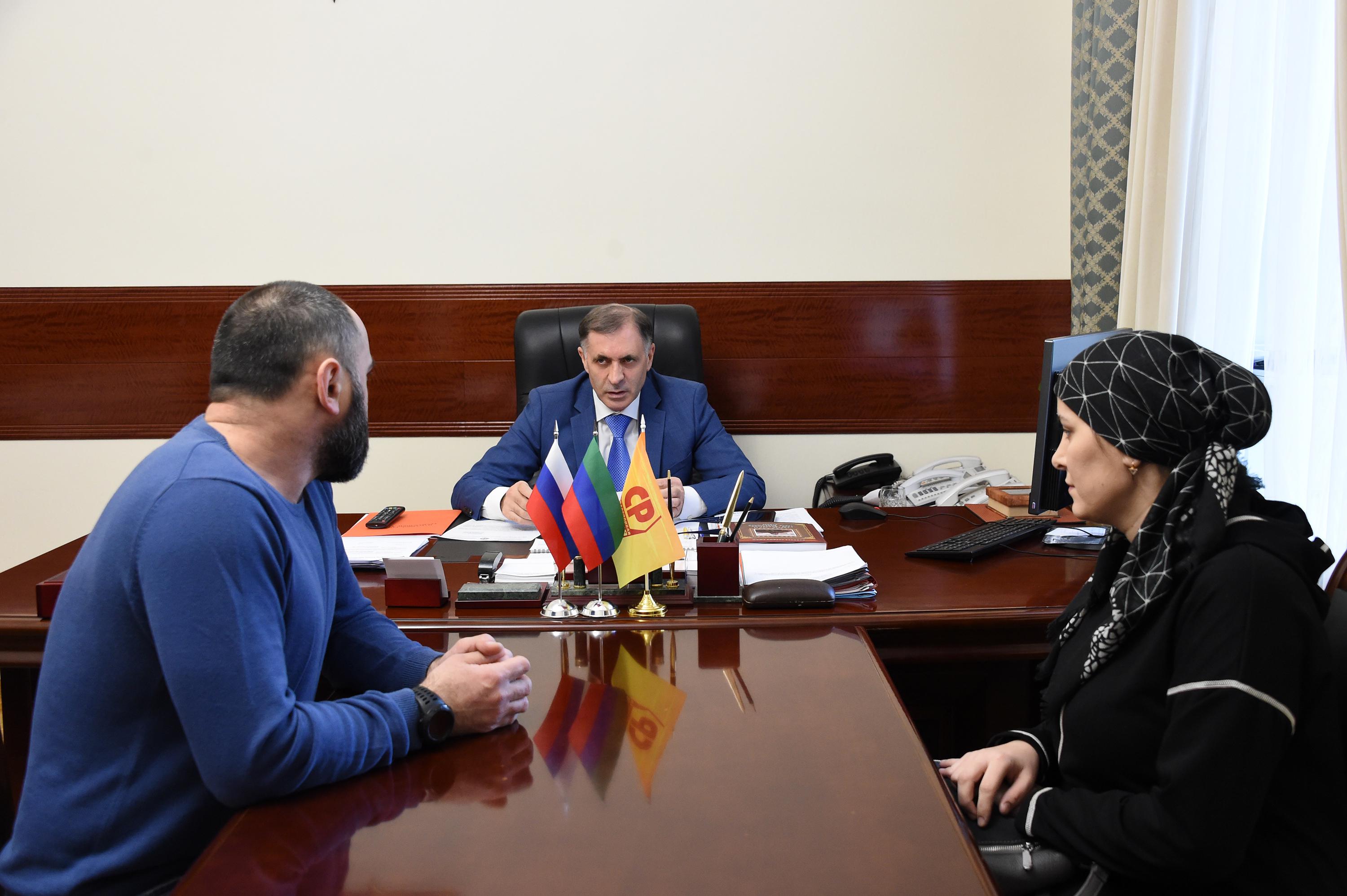 Камил Давдиев провел прием граждан