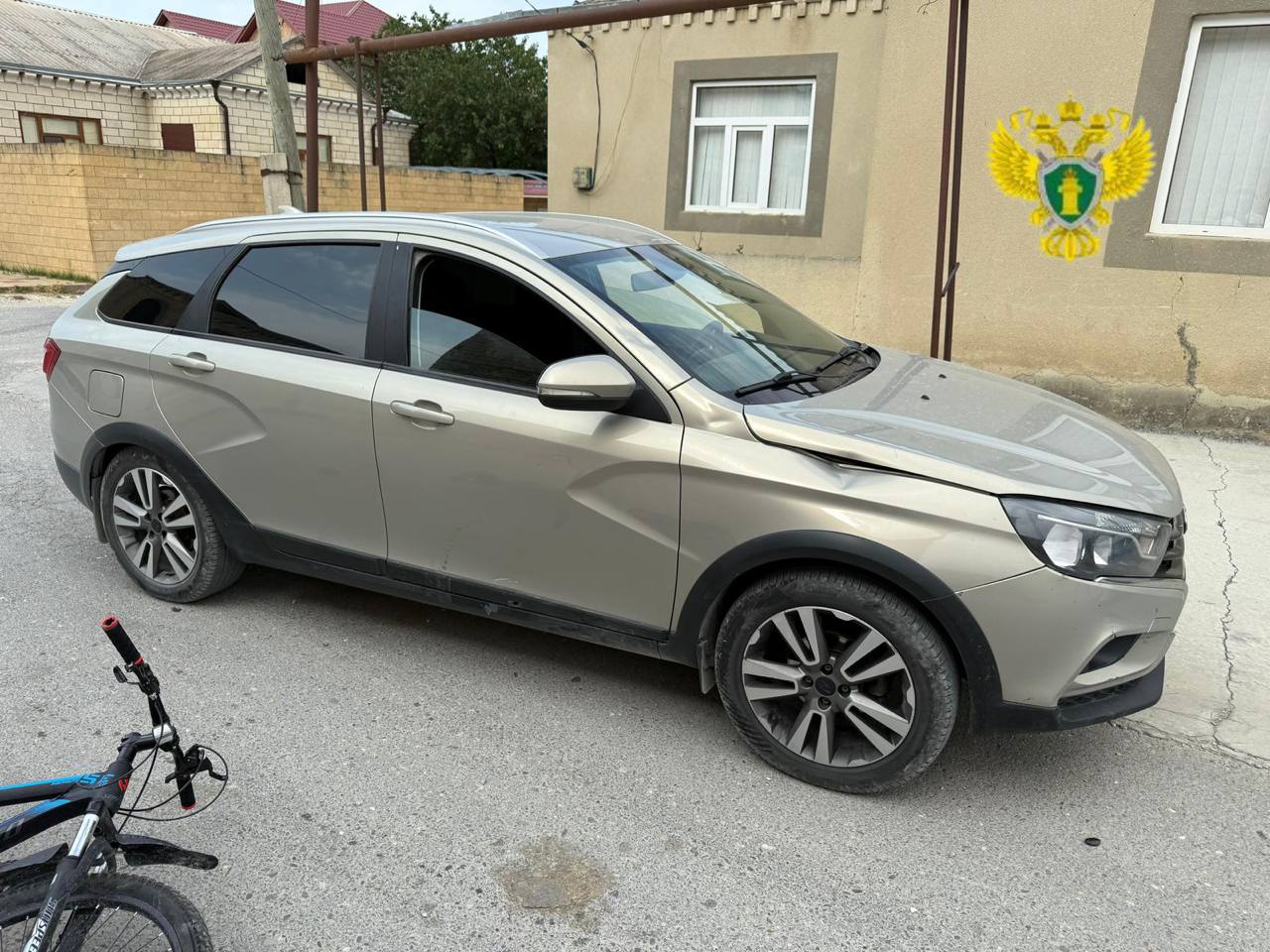 Маленький велосипедист пострадал в Дагестане в результате наезда автомобиля