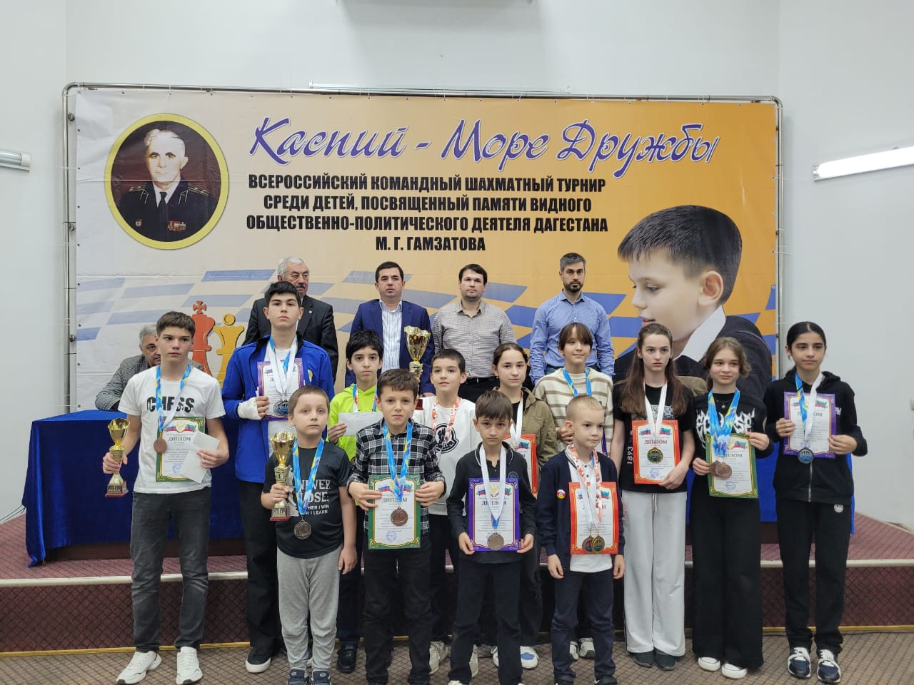 Всероссийский шахматный турнир «Каспий – море дружбы» провели в Махачкале