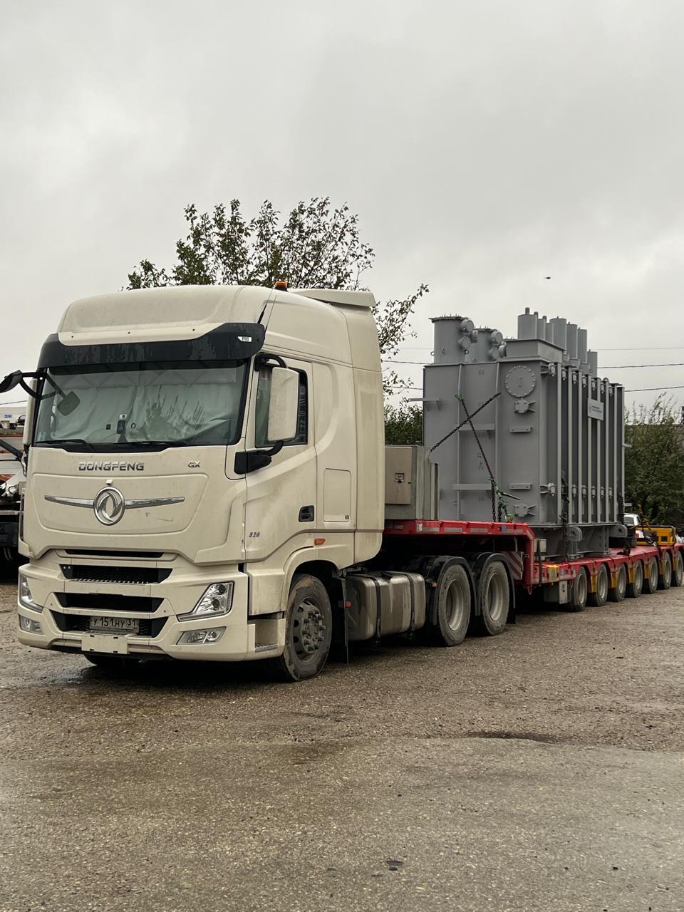 На подстанцию «Ярыксу» в Хасавюрте доставили новый мощный трансформатор