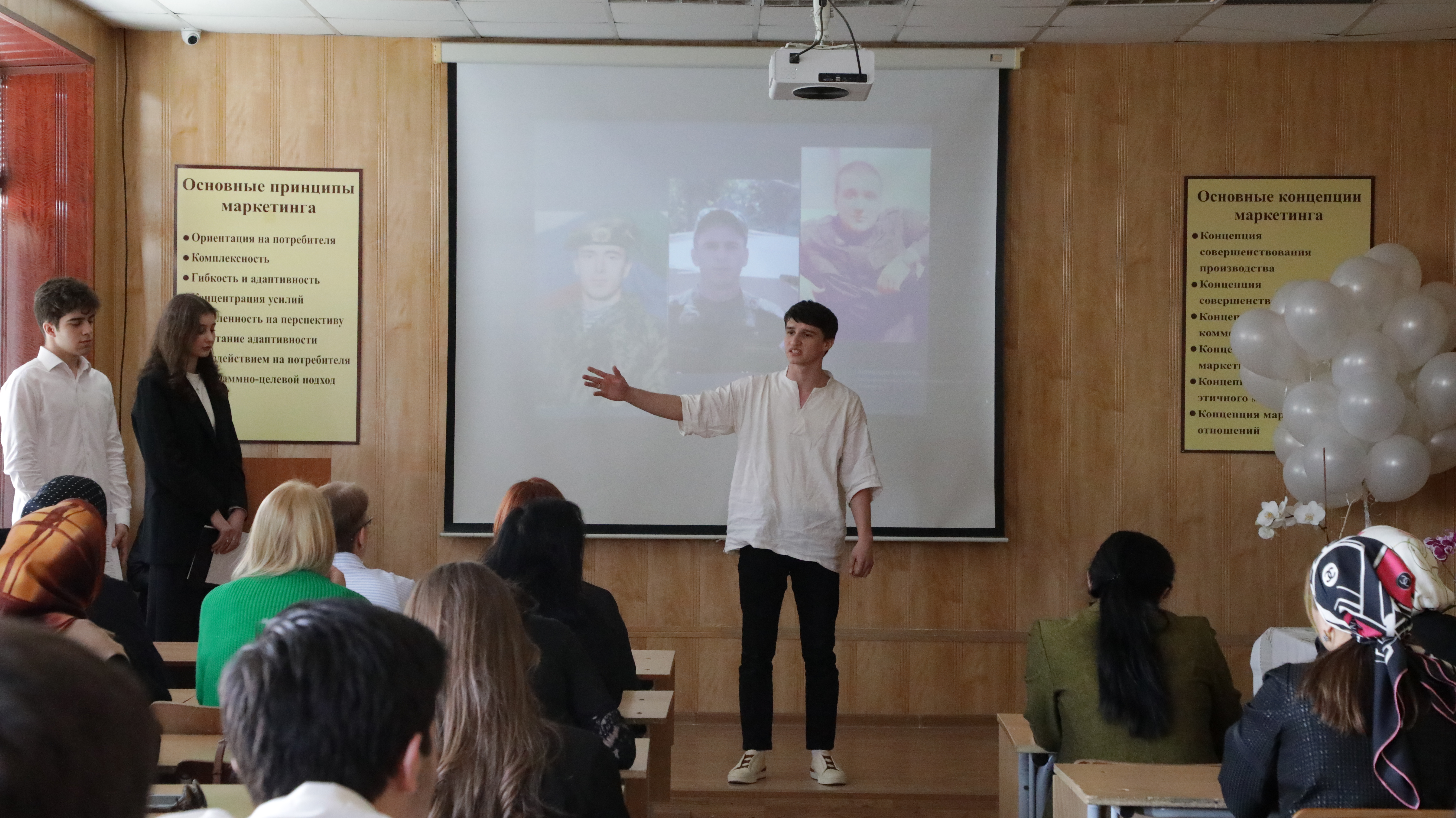 Кураторский час памяти студентов-участников СВО провели в ДГУ