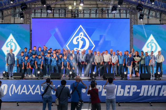 В Махачкале прошло чествование ФК «Динамо»