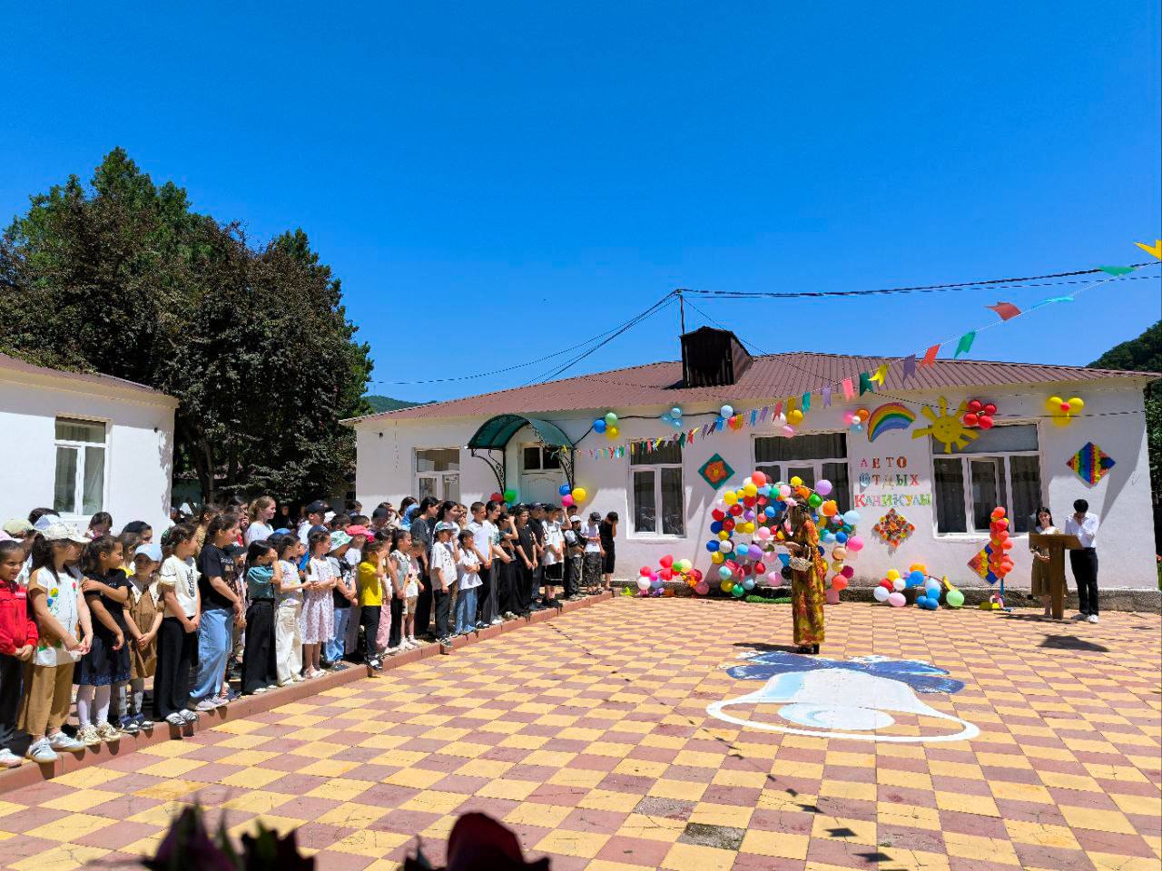 В Табасаранском районе открыли пришкольный лагерь с дневным пребыванием детей