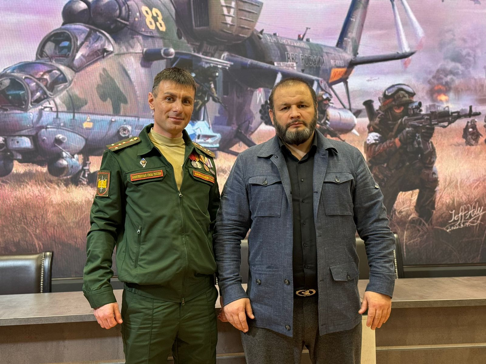 Магомед Гаджимагомедов: «Основная цель гуманитарной помощи – поддержать боевой дух солдат»