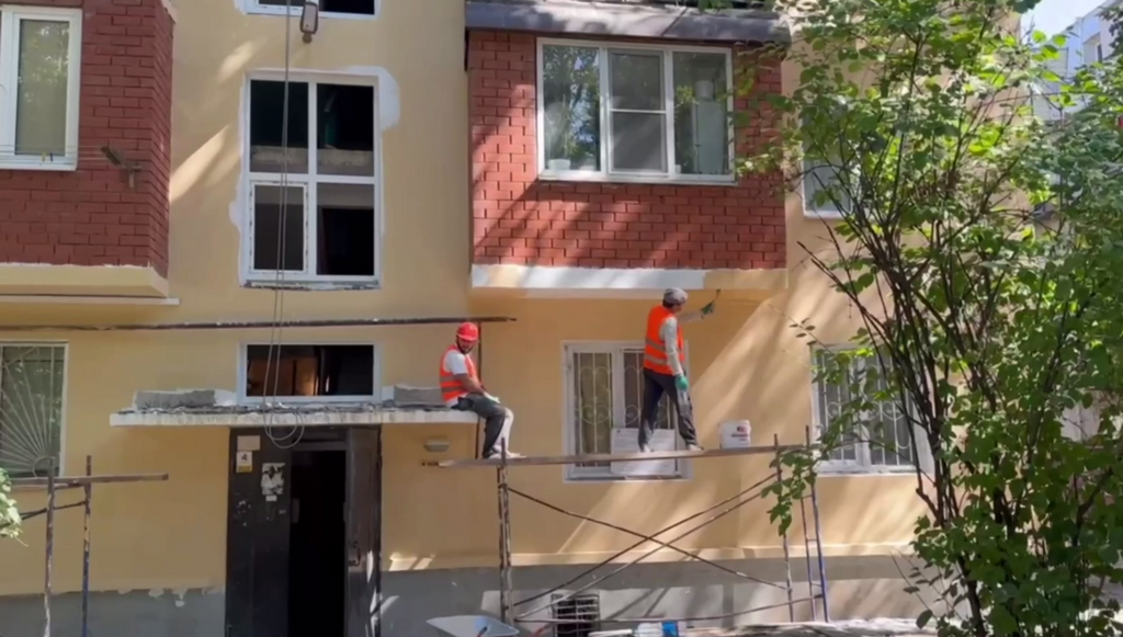 В Махачкале многоэтажка за 50 лет впервые получила капремонт