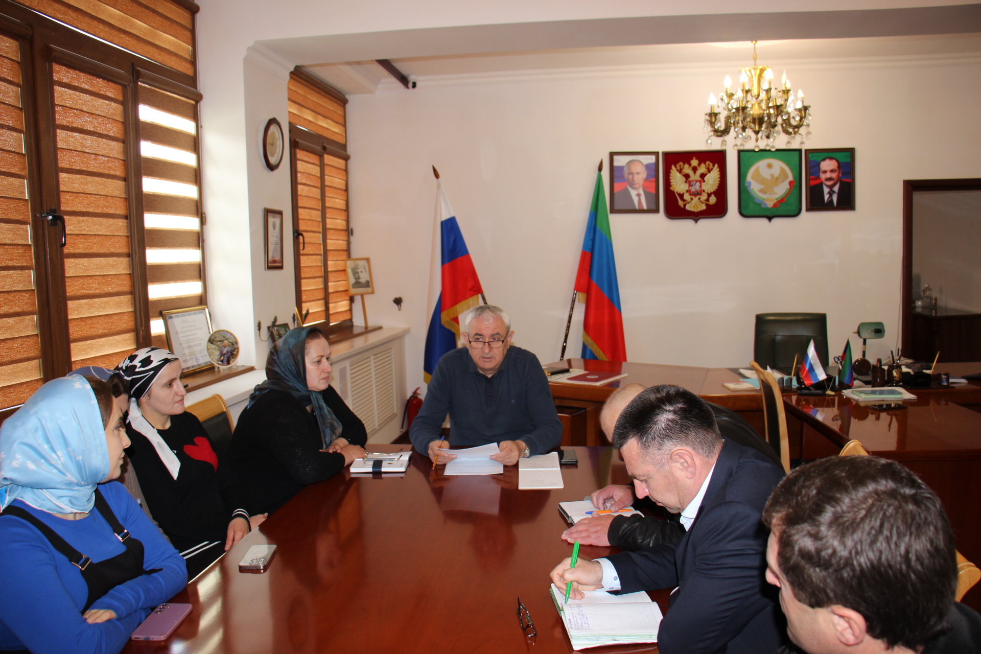 Национальные цели развития России обсудили в Ахвахском районе