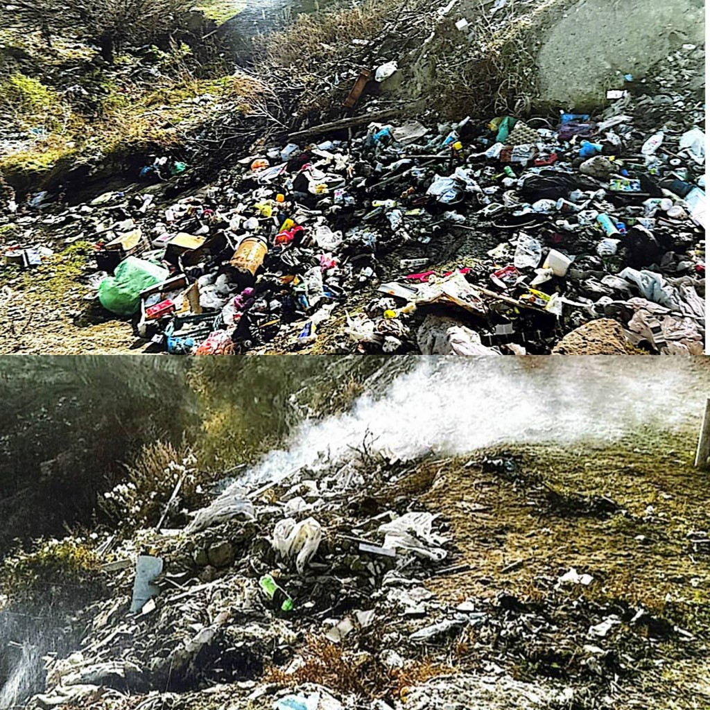 В высокогорном районе Дагестана обнаружены две стихийные мусорные свалки