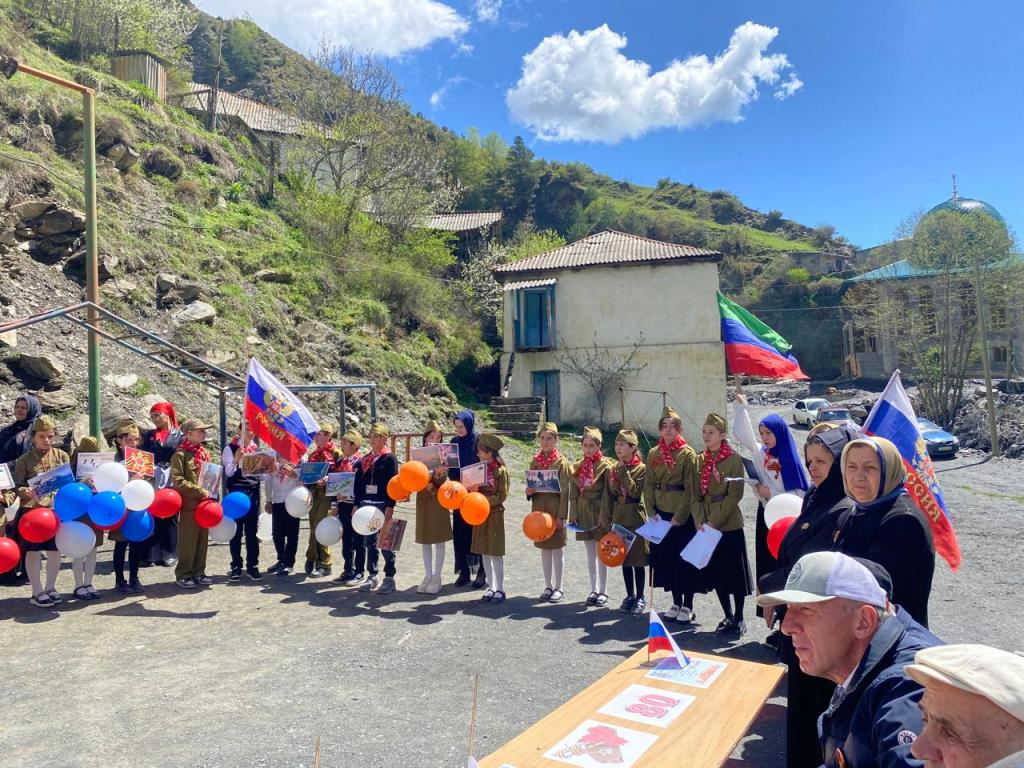 В селе Шидибе Тляратинского района прошло мероприятие, приуроченные ко Дню Победы