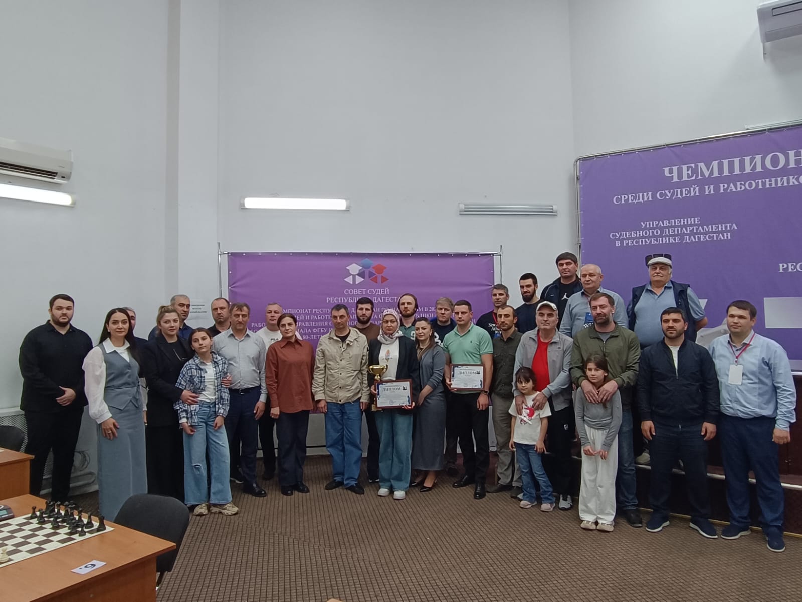 Работники судебной системы Дагестана сыграли в шахматном турнире