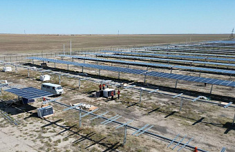 На севере Дагестана начали монтаж панелей крупной солнечной электростанции