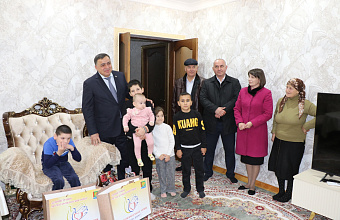 Глава Магарамкентского района посетил семьи участников СВО в День инвалида