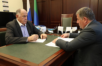 Премьер-министр Дагестана провел рабочую встречу с министром финансов