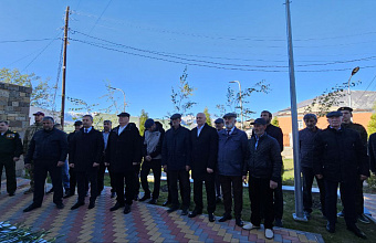 Память троих участников СВО увековечили в Сквере памяти Ботлихского района