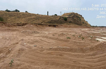 В Дербенте пресечена незаконная добыча песка