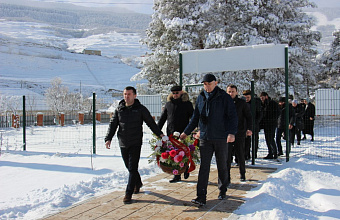 В Ахвахском районе почтили память погибших участников СВО