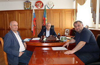 Магомедали Тагиров встретился с начальником Левашинского отдела ООО «Газпром Трансгаз Махачкала»