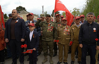 Каякентский район встретил участников автопробега к 80-летию Победы