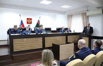 Абдулмуслим Абдулмуслимов принял участие в заседании коллегии следственного управления СК России по Республике Дагестан