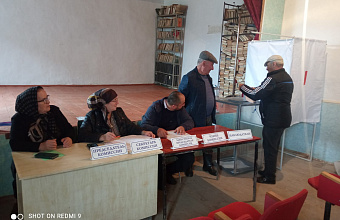 Явка первого дня выборов в Кайтагском районе составила 27,2% от общего числа избирателей