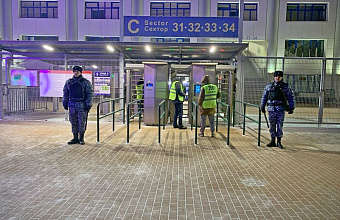 В Дагестане росгвардейцы обеспечили безопасность футбольного матча Российской премьер-лиги