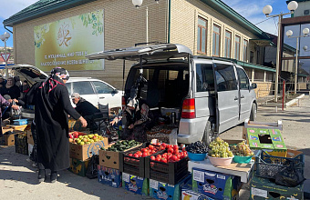 От риса до сыра: 26 хозяйств представили свою продукцию на праздничной ярмарке в Казбековском районе