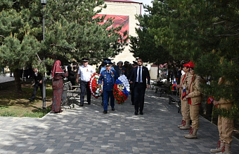 Жители Акушинского района приняли участие в мероприятиях к 80-й годовщине Победы