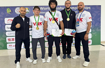 Трое дагестанцев выиграли Чемпионат мира по ушу-саньда