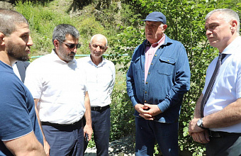 Правительство Дагестана поможет со строительством водозаборных сооружений в Тляратинском районе