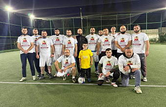 Благотворительный футбольный матч прошел в Сулейман-Стальском районе