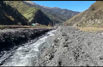 В горах Дагестана проведены работы по берегоукреплению 2 км русла реки