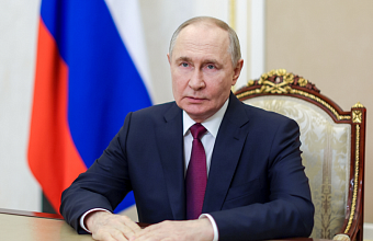 Путин поздравил россиян с Днем воссоединения Донбасса и Новороссии с Россией