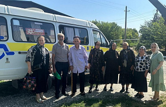 Более 150 пожилых жителей Бабаюртовского района получили медицинскую помощь