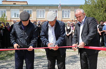 В селе Гуни Казбековского района открылся сквер памяти жертв терроризма