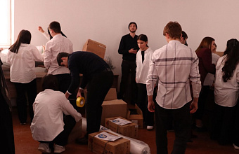 В Избербашском филиале ДГУ прошел мастер-класс по плетению маскировочных сетей